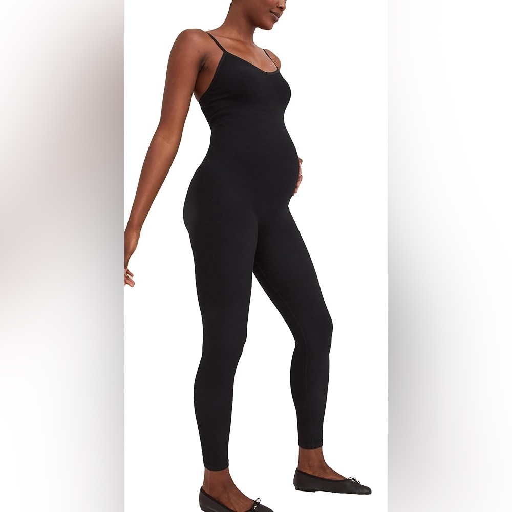 Hatch Black Maternity Jumpsuit